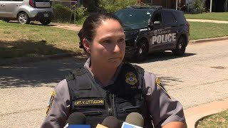 OCPD gives update after officer shot suspect dead amid barricade situation [upl. by Tulley]