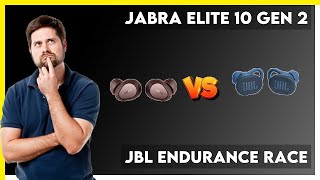 Jabra Elite 10 Gen 2 vs JBL Endurance Race Comparison [upl. by Aldon]