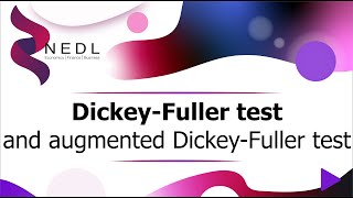 DickeyFuller test and augmented DickeyFuller test  unit roots and stationarity Excel and EViews [upl. by Lalitta]