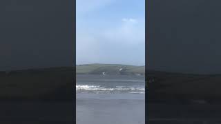 Windsurfing kitesurfing all kinds of surfing Daymer bay Cornwall December 2020 shorts [upl. by Gus]