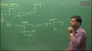 tautomerism by Prakash ojha PO sir kota  lecture 1 jee neet [upl. by Narak128]