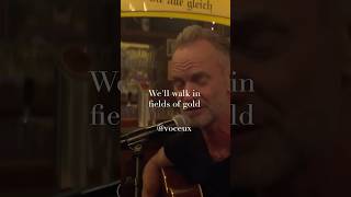 Sting  Fields of Gold acapella vocalsonly voice voceux vocals music sting [upl. by Ratha]