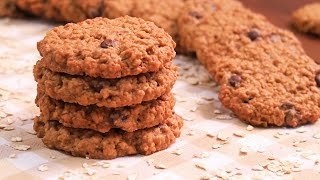 Galletas de Avena con Chips de Chocolate  Receta muy fácil y rápida [upl. by Raasch71]