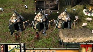 Lets Play Stronghold 2 Deluxe HD BLIND  24 Ein Vöglein im GodMode [upl. by Frick]