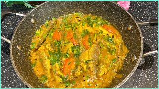 বাটা মাছ ভুনা ॥ Bata Macher jhol ॥ Bengali fish recipe ॥ Kakon’s Bismillah Kitchen [upl. by Lorimer]