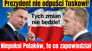 Prezydent Duda ostro do Tuska Niepokojące co nagle zapowiedział [upl. by Donall191]