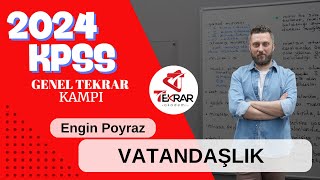 2024 KPSS Genel Tekrar Kampı Vatandaşlık 12 Hükümet Sistemleri ve Türk Anayasa Tarihi  Engin Poyraz [upl. by Enneirdna178]