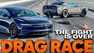 Quickest American Car Ever Demon 170 vs Lucid Sapphire VHT amp Asphalt — Cammisa Ultimate Drag Race [upl. by Ashbaugh]