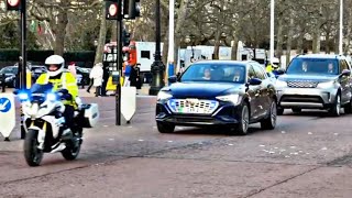 Royal Motorcade Dash along the MALL to Buckingham Palace Whos inside [upl. by Cressler]