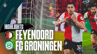 ONTO THE CUP FINAL  Highlights Feyenoord – FC Groningen  TOTO KNVB Beker 20232024 [upl. by Arednaxela547]