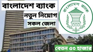 বাংলাদেশ ব্যাংকের নতুন নিয়োগ বিজ্ঞপ্তি । Bangladesh Bank new circular। নতুন নিয়োগ বিজ্ঞপ্তি ২০২৪ [upl. by Anastassia]