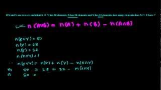 Union of Sets Exercise  Set Theory Tutorials [upl. by Haroun]