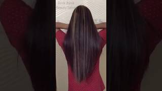 Hair colour youtube RinikJhinikbeautysalon shorts [upl. by Oinoitna]