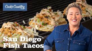 How to Make San Diego Fish Tacos  Cooks Country [upl. by Emoraj]