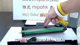 Samsung MLTD104 ML1660 ML1860 Toner Refill Cartridge mipo mipohk [upl. by Beckett]