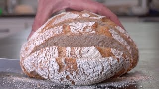 Making Artisan NoKnead Bread Ken Forkish method [upl. by Libbie]