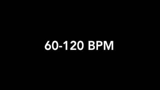 60120 BPM Accelerating Metronome [upl. by Oiramed]