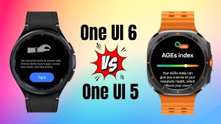 One UI watch 6 Vs 5  These New Galaxy Watch 7 amp Ultra Features are coming to Galaxy Watch 6 5 4 [upl. by Marve]