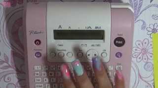 Brothers PTouch PT128AF  Unboxing Label Maker in Pink [upl. by Pollux907]