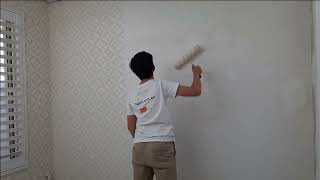 HQ Paint amp Deco paintable Wallpaper installation [upl. by Lotsirhc]