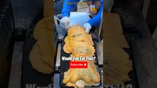 Amazing giant fish bread Korean street food streetfood foodshorts foodchallenge foodie [upl. by Aerbas]