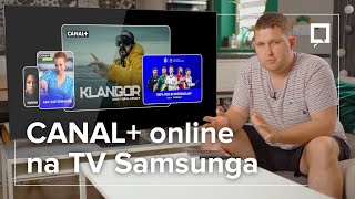 CANAL online nareszcie na TV SAMSUNG Sprawdzam jak działa [upl. by Aisetra]