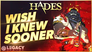 Hades  Wish I Knew Sooner  Tips Tricks and Game Knowledge For New Players [upl. by Rab]