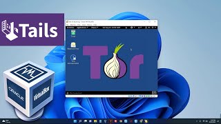 How to Install Tails OS 54 in VirtualBox  Browse Anonymously [upl. by Ilyse499]