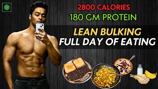 Best BULKING HIGH PROTEIN Diet for Students  My Full Day of Eating 180 GM Protein [upl. by Metzger]