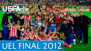 2012 UEFA Europa League final highlights  AtléticoAthletic Bilbao [upl. by Eiram]