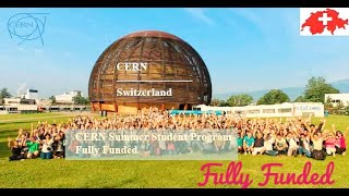 How To Apply For CERN Summer Student Program 2024 In Switzerland BS amp MS Students [upl. by Newbill]