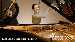 Lang Lang and Gina Alice play a breathless Brahms duet [upl. by Sihtnyc]