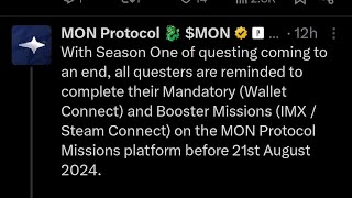 Mon Protocol Airdrop important update ‼️ [upl. by Meluhs]