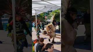 Huitzilopochtli Dancing Aztec Dance Circle Ensayos de danza Sherwood Oregon USA 2 Shorts [upl. by Ditter]