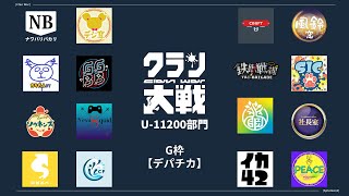 【G枠】クラン大戦 U11200部門【デパチカ】スプラトゥーン3 [upl. by Eusassilem]