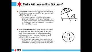 Overview of Chicagos Paid Leave and Paid Sick and Safe Leave Ordinance [upl. by Harehs]