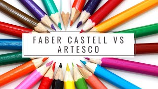 Faber castell vs Artesco  Gato Pushen  Lápices de color [upl. by Deerc]