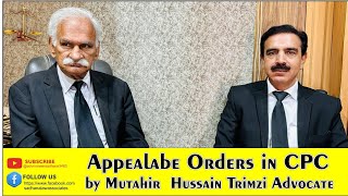 Appealable Oders in CPC by Mutahir Trimzi Adv [upl. by Coad]