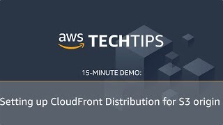 How to Set up an Amazon CloudFront Distribution for Your Amazon S3 Origin [upl. by Nawat]