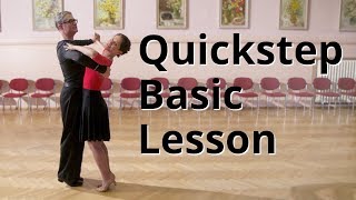 Quickstep Basic Lesson  Ballroom Dance [upl. by Aissac]