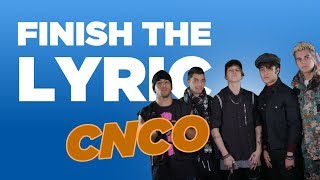 CNCO Cover Bruno Mars Little Mix amp More  Finish The Lyric  Capital [upl. by Eisinger795]