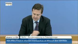 Regierungssprecher Steffen Seibert zu Merkels Sommerinterview am 15072013 [upl. by Fabiola588]