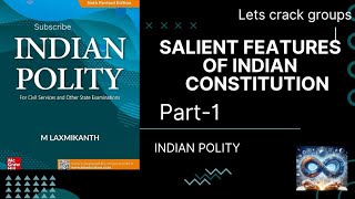 indian polity appsc group 2 salient features of constitution [upl. by Ahsitniuq]