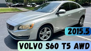 20155 VOLVO S60 T5 AWD WALK AROUND and TEST DRIVE [upl. by Sueahccaz]