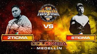 Zticma vs Stigma  Octavos  God Level Todo o nada Medellín oficial [upl. by Llerot]