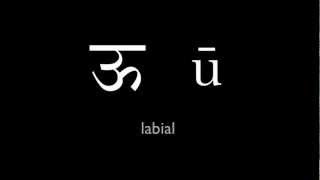 How to Pronounce the Sanskrit Alphabet 1 Vowels [upl. by Colner452]