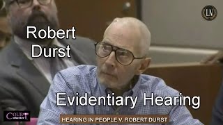 Robert Durst Evidentiary Hearing Part 1 122116 [upl. by Colley]