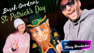 Busch Gardens Williamsburg  St Patricks Day Celebration  Celtic Fires New Show amp Meeting Clancy [upl. by Scheld]