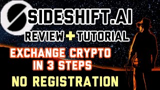 Sideshiftai REVIEW  no registration CRYPTO EXCHANGE [upl. by Lyj]