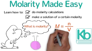 Molarity Made Easy How to Calculate Molarity and Make Solutions [upl. by Birecree240]